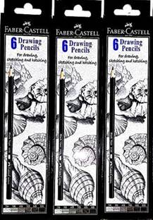 FABER-CASTELL 2B, 3B, 4B, 5B, 6B, 8B Pencil
