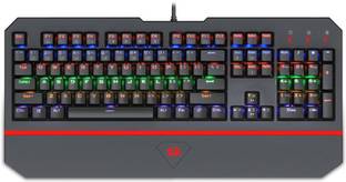 Redragon ANDROMEDA K558 Mechanical Wired USB Standard Gaming Keyboard Compatible with Desktop, Laptop, Mac