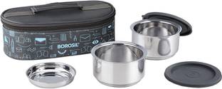 BOROSIL CFDWSET2NL12 2 Containers Lunch Box