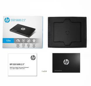 HP S600 2.5 120 GB Laptop Black SATA II Internal Solid State Drive (SSD) (4FZ32AA#ABB)