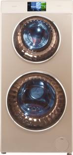 Haier 12 kg Fully Automatic Twin Load Washing Machine Gold