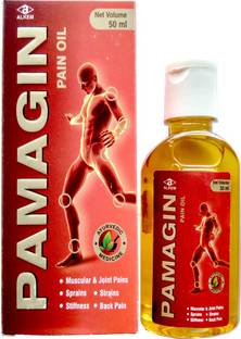 ALKEM Pamagin Pain Oil (Relives Muscular & Joint Pains,Sprains,Strains) (pack of 2) Liquid