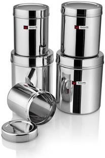 Butterfly Steel Grocery Container  - 1000 ml, 1300 ml, 1800 ml, 2400 ml, 3000 ml