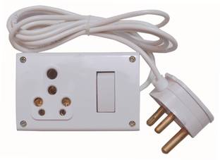 RUHAILA ONE 16 AMP ( 3 PIN )SOCKET WITH 2 METER LONG HEAVY WIRE WITH 16 AMP PLUG 1  Socket Extension Boards