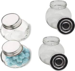 CasaDomani Glass Pickle Container & Salt Pepper Container  - 400 ml