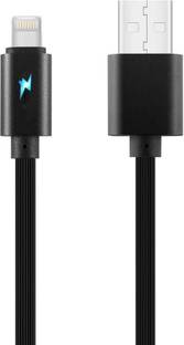 Soopii Lightning Cable 2 A 1 m TPE Lightning LED Light Indicator Fast Charging USB