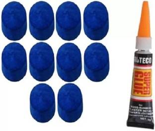 Laxmi Ganesh Billiard Laxmi Ganesh Billiard Combo of 9MM CUE TIP 10PCS + CUE TIP Glue Gel Cue Tip