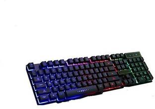 Tech-Com RAINBOW 999 WIRED KEYBOARD Wired USB Standard Gaming Keyboard Compatible with Desktop, Laptop, Mac
