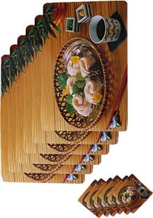 KUBER INDUSTRIES Rectangular Pack of 6 Table Placemat