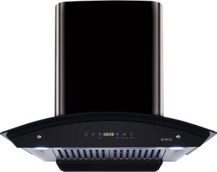 Elica WD HAC TOUCH BF 60 BK with Installation Kit Included Auto Clean Wall Mounted Black 1200 CMH Chimney