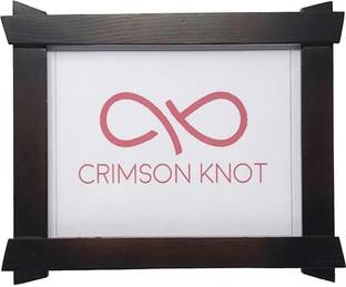 Crimson Knot Wood Wall Photo Frame
