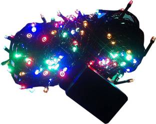SINGHSTAR 100 LEDs 2.54 m Multicolor Flickering, Color Changing String Rice Lights