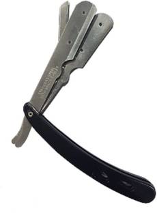 Vcare Stainless Steel Straight Barber Folding Hair Salon Razor, Men