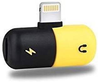 TRUOM Multicolor Lightning Adapter Dual Lightning Headphone Audio & Charge Adapter, Splitter for iPhone 7/ 8/ X/ 7 Plus/ 8 Plus/ iPad Phone Converter