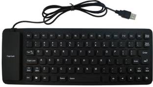 ROQ FOLDABLE Wired USB Standard Gaming Keyboard Compatible with Desktop, Laptop, Mac