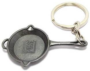 TOTU PUBG Playerunknown's Battlegrounds Frying Pan Winner Winner Chicken Dinner Key ring Key Chain