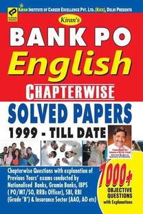 Kiran's Bank Po English Chapterwise Solved Papers 1999 Till Date English