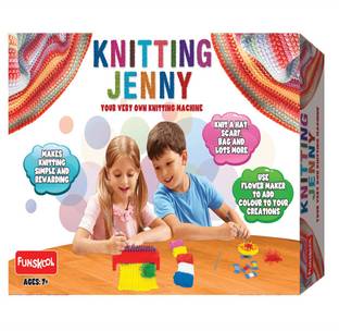 FUNSKOOL Knitting Jenny (Your Very Own Knitting Machine) Party & Fun Board Game
