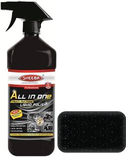 Sheeba Liquid Car Polish for Metal Parts, Leather, Dashboard, Exterior