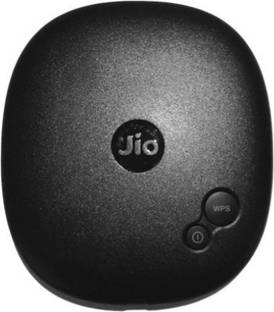 Jio Router JMR1140(Black) Wireless Router 2.4 GHz 150 Mbps Wifi Speed Tri Band Internal Antenna MiFi (...