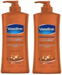 Vaseline Cocoa Glow body lotion body care 400ml x 2 (800ml)