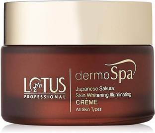 Lotus Professional Dermo Spa Japanese Sakura Skin Whitening and Illuminating Day Creme with SPF20, 50g