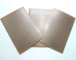 Technical hut General Purpose PCB (6x4 inch) Printed Circuit Board Set of 3 Electronic Components Electronic Hobby Kit