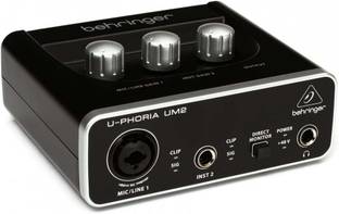 Behringer U-Phoria UM2 USB Audio Interface 2 Tracks Digital Multi-track Recorder
