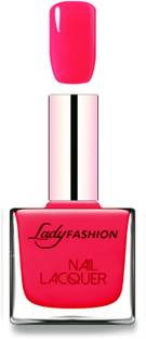 Lady FASHION Cube Shaped Ultra Shine Nail Polish Sweet Red