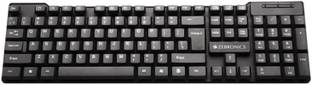 ZEBRONICS ZEB K-16 Wired USB Standard Desktop Keyboard Compatible with Desktop, Laptop, Mac