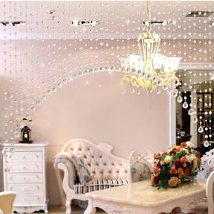 D4P 144 cm (5 ft) PVC (Polyvinyl Chloride) Window Curtain Single Curtain
