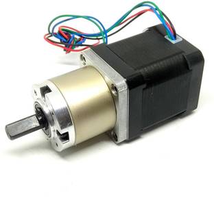 INVENTO 17 70 Kg-cm Bipolar Stepper Motor with Planetary Gearbox 19:1 High Torque CNC Robotics DIY Projects 3D Printer Motor Control Electronic Hobby Kit