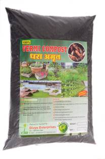 DHARA AMRIT 4.5 Kg Vermi compost, Made from Cow Manure, 100% Organic & Natural Plant Nutrient For Home Gardens And Potting Mix Fertilizer, Soil, Manure, Potting Mixture