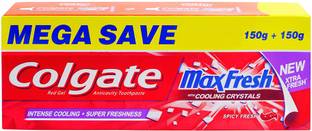 Colgate MaxFresh Gel, Spicy Fresh 300g Saver Toothpaste