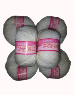 Vardhman BABY SOFT WOOL PACK OF 6 150GM SHADE NO.11 OFF WHITE