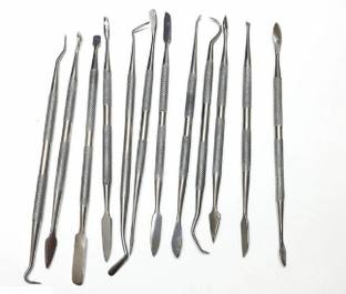 Zhart Clay Model Craft Dental Jewellery Making Steel Carving Set of 12 Piece