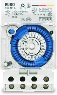 Euro Controls New SUL181H One Channel One Changeover Analog Timer Daily (24 hour) mode with 30 min interval Programmable Electronic Timer Switch
