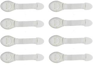 BabySafeHouse Safety Cabinet Latch/Lock 8 pieces for Cabinet, Drawer, Fridge for baby child infant Safety Latch with strong tape