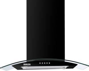 Inalsa Kwid 60 BKBF Wall Mounted Black 950 CMH Chimney