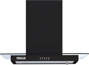 Inalsa Polo 60 BKBF Wall Mounted Black 1100 CMH Chimney