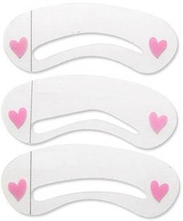 AGE CARE 3 Styles of Reusable Eyebrow Stencils Shading Tool templete Card Eyebrow Stencil