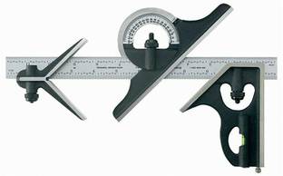 Tools Centre New 12" 4 Piece Combination Square Set With 12 Inch Blade Combination Square