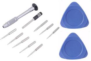WOWSOME 10 PCS TOOL WITH 2 OPENERS FOR OPPO , VIVO, SMART PHONE MOBILE REPAIRING TOOLS KIT Precision Screwdriver Set