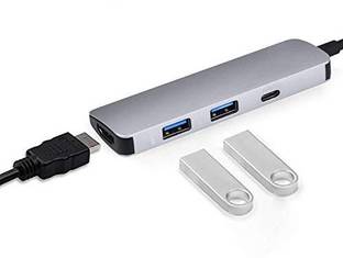 Tobo 4 in 1 YS-HUB64-C Type C Multi port Adapter,Type C To HDMI+USB3.0+PD Adapter(HUB64-C) USB Hub