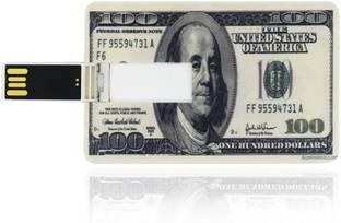 Tobo American , Currency Credit Card Shape Fancy Pen Drive.(32GB) 32 Pen Drive Compatible with Desktop Computer, Television, Laptop USB 2.0 Plastic Case