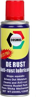 Cosmos Paints De-Rust Anti-Rust Lubricant Rust Removal Aerosol Spray