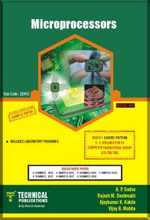 Microprocessors for MSBTE (I SCHEME PATTERN S.Y. DIPLOMA SEM-IV COMPUTER ENGG. GROUP)