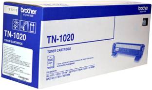brother TN 1020 Black Toner cartridge use Brother HL-1111/1201/1211W/DCP-1511/1514/1601/1616NW/MFC-1811/1814/1911NW. Black Ink Toner