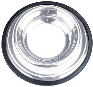 UDAK Good Quality 500ml Capacity Silver Colour Dog Feeding Bowl Round Stainless Steel Pet Bowl
