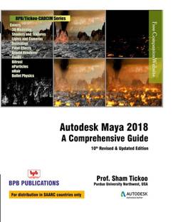 Autodesk Maya 2018 : A Comprehensive Guide